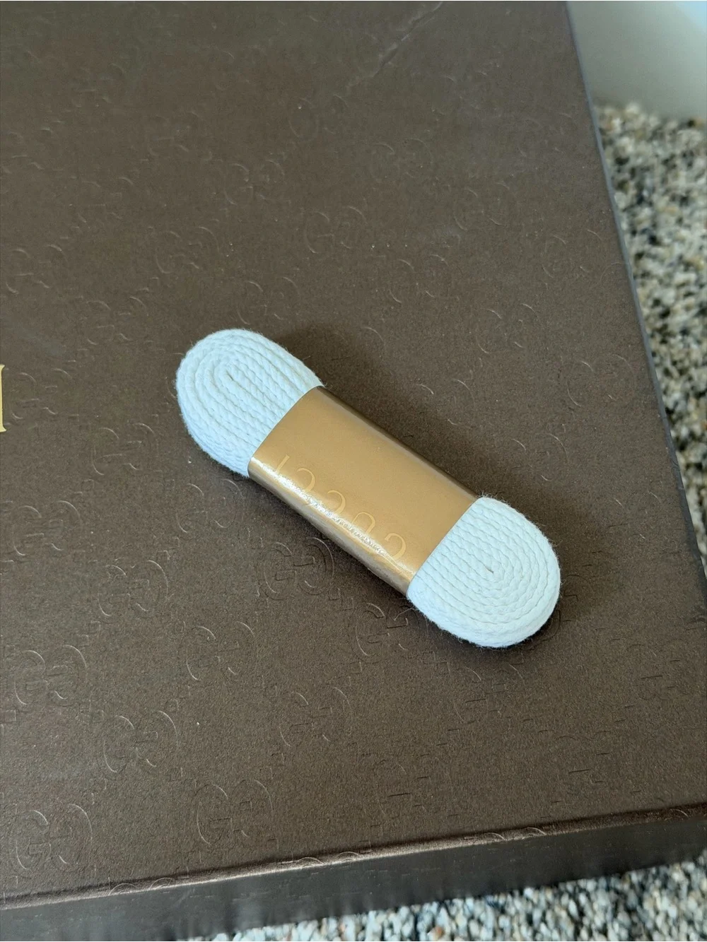 Gucci white leather